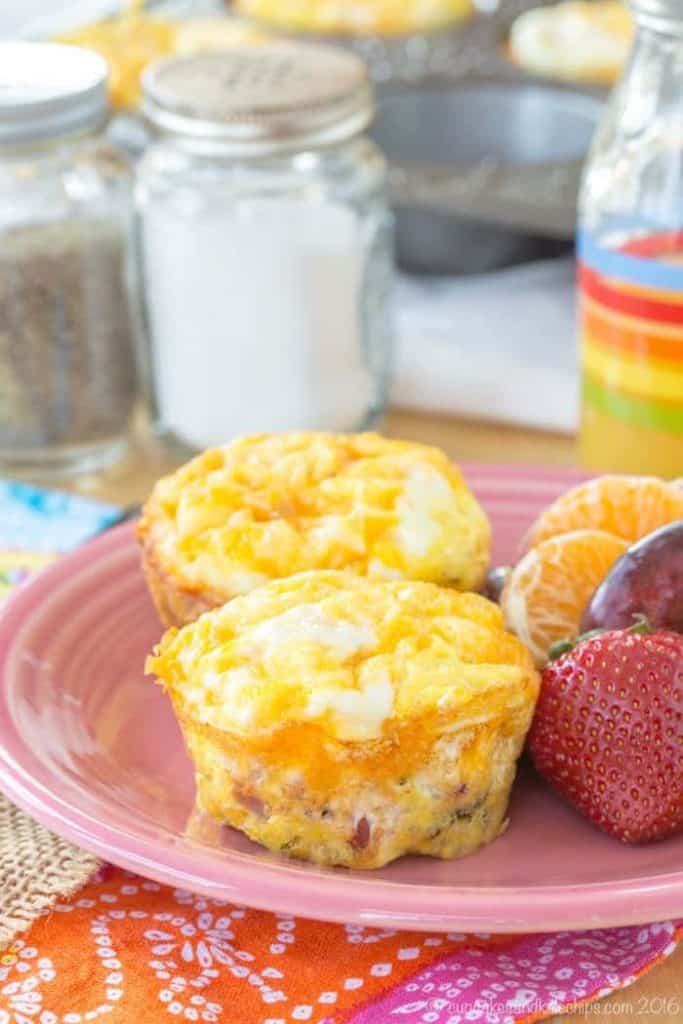 Cheap Keto Broccoli Ham and Cheese Egg Muffin Cups