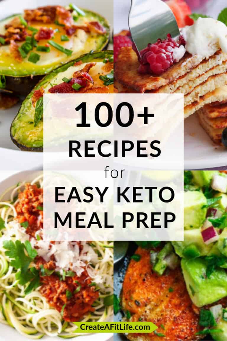 Keto Meal Prep | Easy Low Carb Recipes | Create A Fit Life